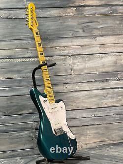 G&L Tribute Doheny Off Set Guitare Électrique Métallique Bleu Émeraude