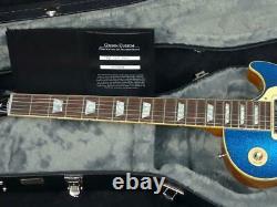 Gibson Cs Japan Limited Run 1968 Les Paul Standard Blue Sparkle Vos, M2391