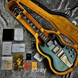 Gibson Cs Murphy Lab Collection 1964 Sg Standard Avec Maestro Light Aged #gg4dt