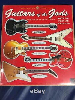 Gibson Guitars Des Dieux Et Fender Magnet Set Nouveau