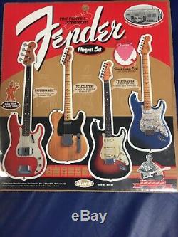 Gibson Guitars Des Dieux Et Fender Magnet Set Nouveau