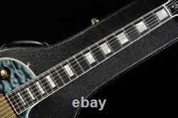Gibson M2M 68 Les Paul Custom 5A Quilted Maple Topgloss Nordic Blue Gh Zi439<br/><br/> La traduction en français serait : Gibson M2M 68 Les Paul Custom 5A Table en érable matelassée Nordic Blue Gh Zi439