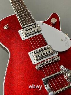 Gretsch G6129t Players Edition Jet Ft Avec Bigsby Red Sparkle Mij, G0465