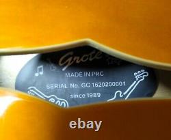 Grote Electric Guitar Semi-hollow Body Set-in Neck Vintage Sunburst (vs) Couleur