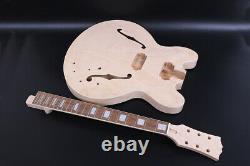 Guitare Électrique 1set Kit 22fret Col De Guitare Body Maple Ahogany Guitar Hardwares
