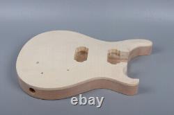 Guitare Électrique 1set Kit Col De Guitare Body Maple Ahogany Wood 22fret Rosewood
