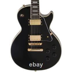 Guitare Électrique BLITZ BLP-CST BK Corps en Nato Noir, Manche en Nato, Touche en Palissandre