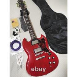 Guitare Électrique Epiphone Cherry, Manche Collé, Idéale pour Débutants, Neuve