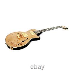 Guitare Électrique Semi-Hollow Haze E239GC avec Placage en Érable Spalted + Sac Gratuit