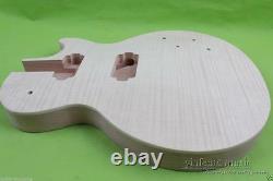 Guitare Inachevée Body Flame Maple Mahogany Diy Electric Guitar Set In #us