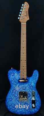 Guitare TELE Firefly Paisley - nouvelle configuration de luthier avec extras