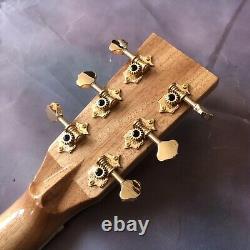 Guitare acoustique 41 D-45 en acacia massif avec incrustations d'ormeaux et touche en palissandre