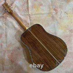 Guitare acoustique 41 D-45 en bois d'acacia massif avec incrustation en nacre 6 cordes 20 frettes