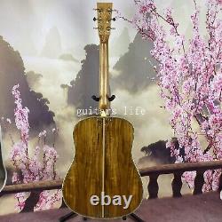 Guitare acoustique 41 D-45 en bois d'acacia massif avec incrustations en nacre Livraison rapide