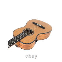 Guitare acoustique Caraya Parlor Cedar Top avec micros intégrés/accordeur naturel PARLOR6