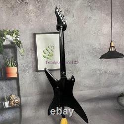 Guitare électrique BC en forme spéciale de corps massif avec touche en palissandre, noire, livraison gratuite.