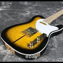 Guitare électrique Custom Shop Tuff Dog TL102 avec matériel doré et pièces personnalisées encastrées