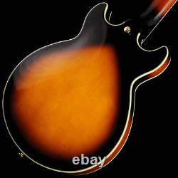 Guitare électrique Ibanez ARTSTAR AM2000H-BS Brown Sunburst avec étui rigide