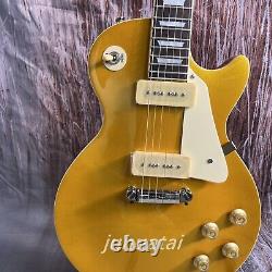 Guitare électrique LP Standard 1956 GoldTop Murphy Lab Ultra Light Aged avec micro P90