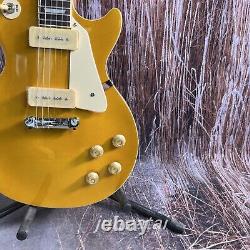 Guitare électrique LP Standard 1956 GoldTop Murphy Lab Ultra Light Aged avec micro P90