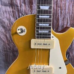 Guitare électrique LP Standard 1956 GoldTop Murphy Lab Ultra Light Aged avec micro P90