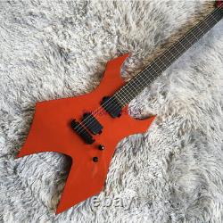 Guitare électrique Solid Body BC Style avec touche en palissandre, micros HH, orange métallique