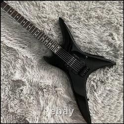 Guitare électrique Solid Body Stealth Schuldiner avec touche en palissandre et matériel noir