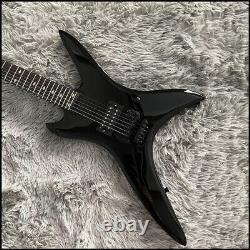 Guitare électrique Solid Body Stealth Schuldiner avec touche en palissandre et matériel noir