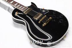 Guitare électrique Tokai Les Paul Custom Black LC156S BB HH Medium avec étui gig