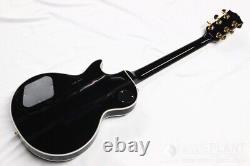 Guitare électrique Tokai Les Paul Custom Black LC156S BB HH Medium avec étui gig