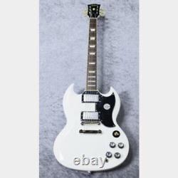 Guitare électrique Tokai SG série Premium SG-248 SW blanche avec étui rigide neuf