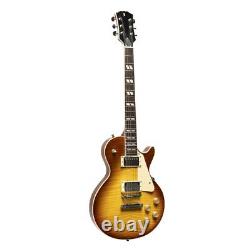 Guitare électrique de la série Deluxe Stagg SEL-DLX TB BST Sunburst Tobacco