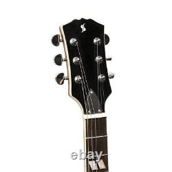 Guitare électrique de la série Deluxe Stagg SEL-DLX TB BST Sunburst Tobacco