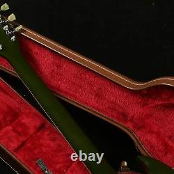 Guitare électrique de style Custom Shop Olive Drab Green avec matériel chromé et micros H-H