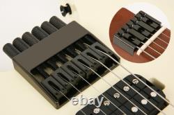 Guitare électrique sans tête Corona Gravity NT Vintage White avec frettes en acier inoxydable Jescar
