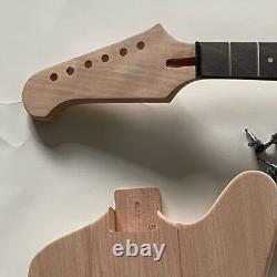 Guitare électrique semi-fin Firebird kit complet 6 cordes matériel chromé