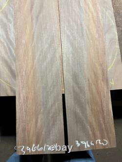 Guitare en bois de ton Ohia hawaïen bouclé, ensemble de luthier dos et éclisses OM