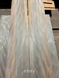 Guitare en bois de ton Ohia hawaïen bouclé, ensemble de luthier dos et éclisses OM