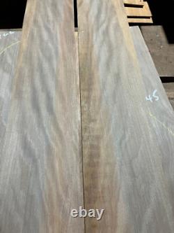 Guitare en bois de ton Ohia hawaïen bouclé, ensemble de luthier dos et éclisses OM
