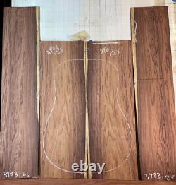 Guitare en palissandre du Honduras, dos et éclisses, bois de luthier pour le dos et les éclisses