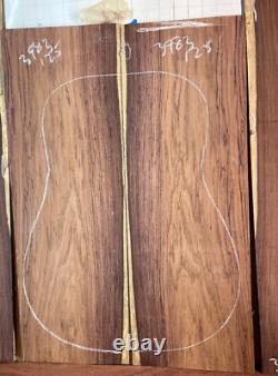 Guitare en palissandre du Honduras, dos et éclisses, bois de luthier pour le dos et les éclisses