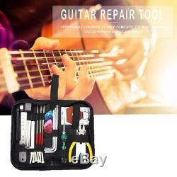Guitares Réparation D'entretien Ensemble D'outils Boîte À Outils Guitare Avec Cordes Règle Cutter Nouveau