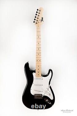 Guitares Tease Max Black ST-1 SPR Strat SS Frettes 18-1 Accordeurs