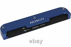 Hosco Compact Black Acoustic Guitar Nut File Set Avec Support En Aluminium