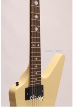 Inlays de Doigt d'Honneur en Crème Jaune de Style EX de Guitare Électrique Eet Fuk Metallica