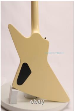 Inlays de Doigt d'Honneur en Crème Jaune de Style EX de Guitare Électrique Eet Fuk Metallica