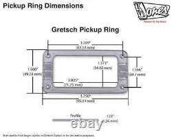 Jeu de micros Gretsch Filtertron Bridge & Neck, Nickel, avec Bezels inclus, Neuf