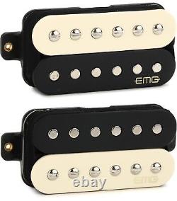 Jeu de micros humbucker EMG Fat 55 Zebra