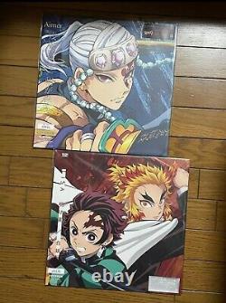 'Kimetsu Lisa & Aimer Demon Slayer 12 Vinyl Record 2 EP Set Akeboshi Zankyosanka' can be translated to French as:

'Kimetsu Lisa & Aimer Demon Slayer - Disque Vinyle 12 pouces, Set de 2 EPs - Akeboshi Zankyosanka'