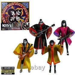 Kiss Rock And Roll Over 3 3/4-inch Action Figure Deluxe Box Set Convention Exc